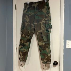 Military camo pants